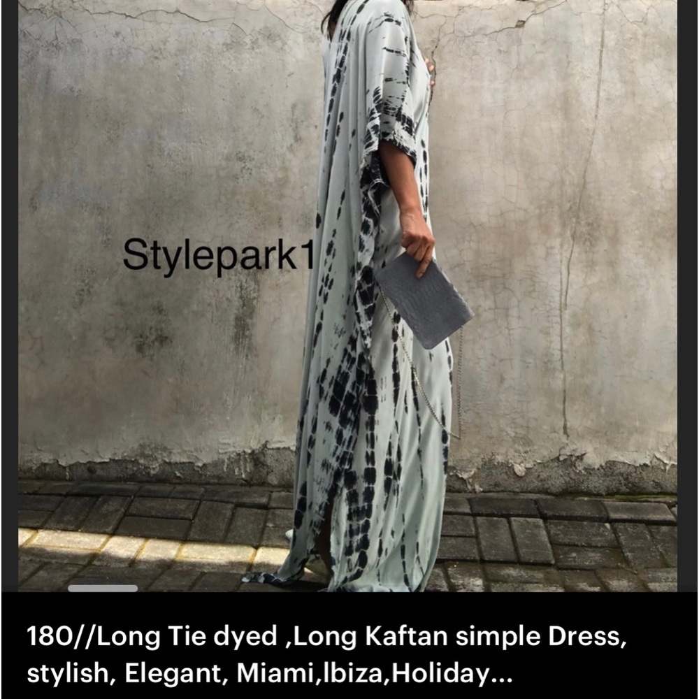 Green n blue Kaftan